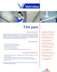 Vetrotex Sellsheet T34
